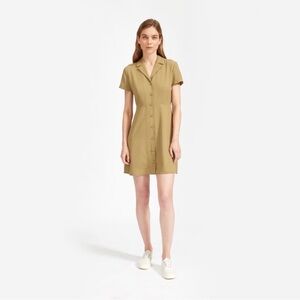 Everlane The Japanese Goweave Notch Shirtdress